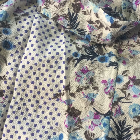 OFF WHITE FLORAL DETAILED SHORT MAXI ROMPER - Picture 7 of 8